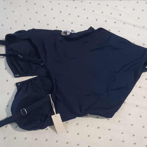 NWT Seamoly One Piece Swimsuit with Floral Cutout L Large - Picture 13 of 14